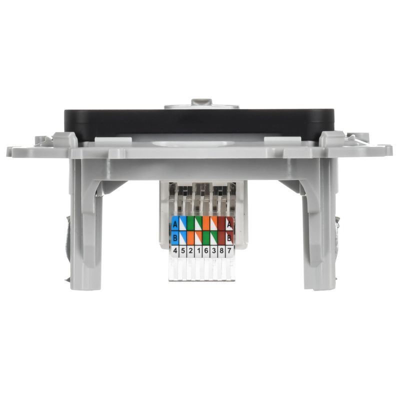 Розетка компьютерная СП FLITE РК5е-1-0-ФлЧ RJ45 кат.5E UTP механизм черн. IEK FI-K12-1-K02