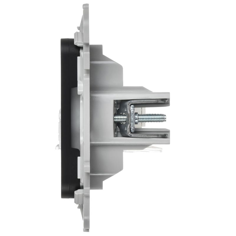 Розетка компьютерная СП FLITE РК5е-1-0-ФлЧ RJ45 кат.5E UTP механизм черн. IEK FI-K12-1-K02