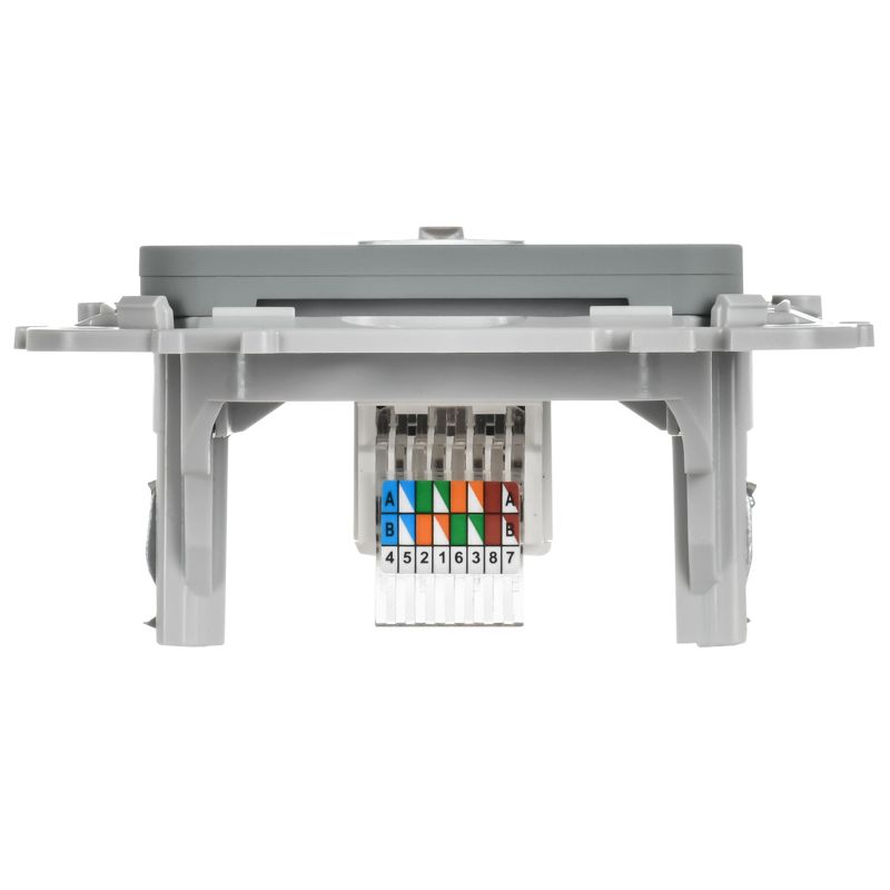 Розетка компьютерная СП FLITE РК5е-1-0-ФлС RJ45 кат.5E UTP механизм сер. IEK FI-K12-1-K03