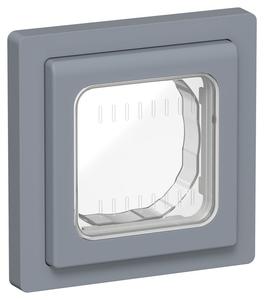 Рамка 1-м СП FLITE Рпро-1-55-ФлМ IP55 маренго IEK FI-M10-32-55-K35