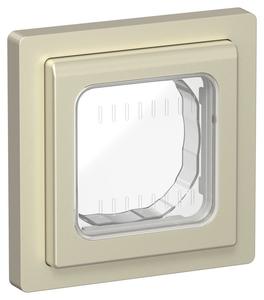 Рамка 1-м СП FLITE Рпро-1-55-ФлШ IP55 шампань IEK FI-M10-32-55-K37