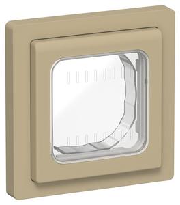 Рамка 1-м СП FLITE Рпро-1-55-ФлХ IP55 хаки IEK FI-M10-32-55-K59