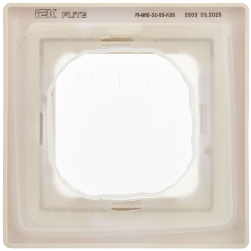 Рамка 1-м СП FLITE Рпро-1-55-ФлСл IP55 сливочный IEK FI-M10-32-55-K86
