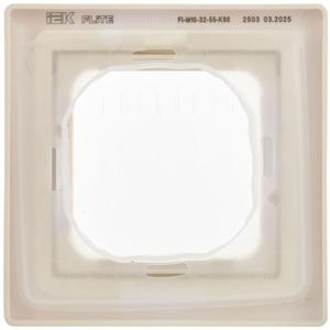 Рамка 1-м СП FLITE Рпро-1-55-ФлСл IP55 сливочный IEK FI-M10-32-55-K86