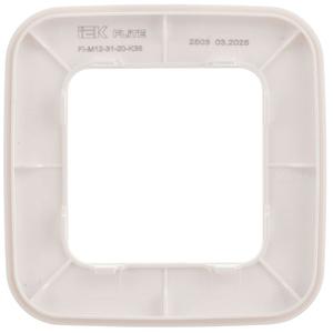 Рамка 1-м СП FLITE РУ-1-А-ФлЖ жемчуж. IEK FI-M12-31-20-K36