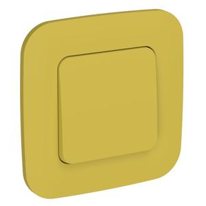 Рамка 1-м СП FLITE РУ-1-А-ФлЖК желт. карри IEK FI-M12-31-20-K44