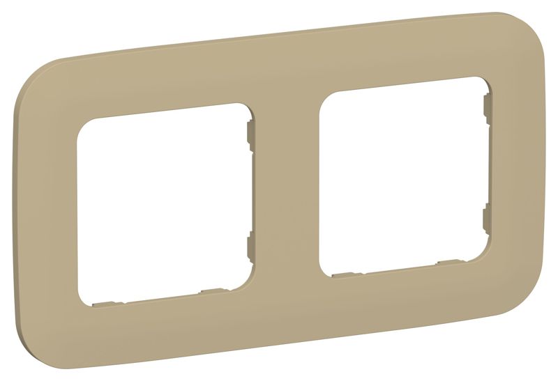 Рамка 2-м СП FLITE РУ-2-А-ФлХ хаки IEK FI-M22-31-20-K59