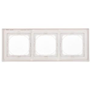 Рамка 3-м СП FLITE Рпро-3-55-ФлБ IP55 бел. IEK FI-M30-32-55-K01