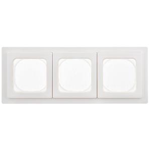 Рамка 3-м СП FLITE Рпро-3-55-ФлБ IP55 бел. IEK FI-M30-32-55-K01