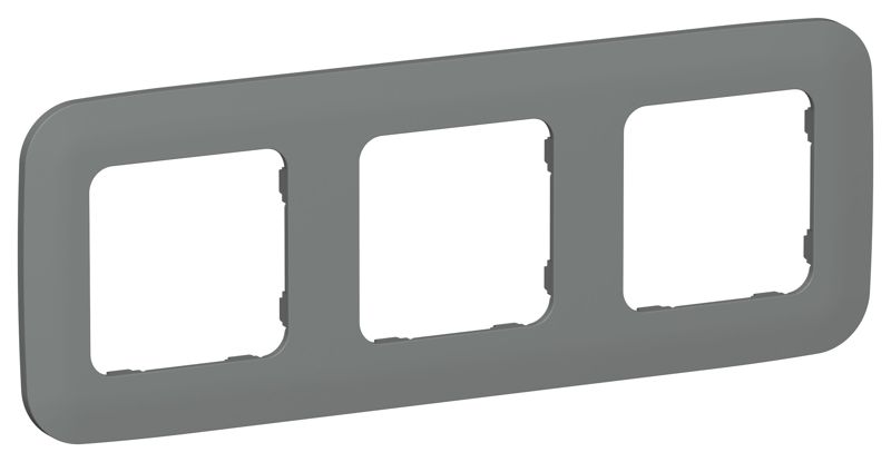 Рамка 3-м СП FLITE РУ-3-А-ФлМА мокрый асфальт IEK FI-M32-31-20-K80