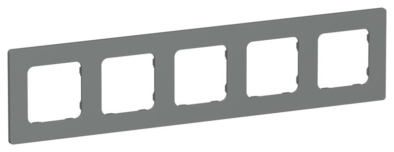 Рамка 5-м СП FLITE РУ-5-К-ФлМА мокрый асфальт IEK FI-M52-32-20-K80