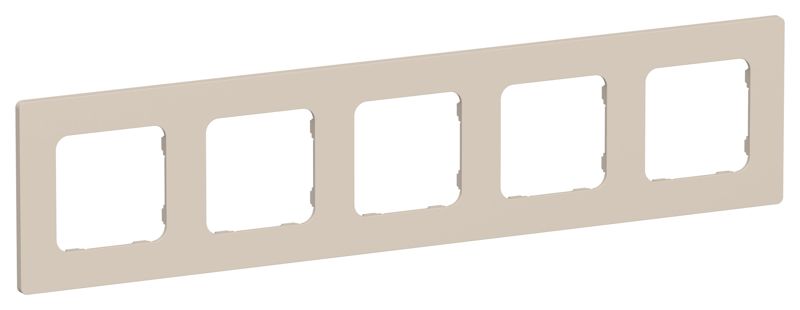 Рамка 5-м СП FLITE РУ-5-К-ФлЛ льняной IEK FI-M52-32-20-K88