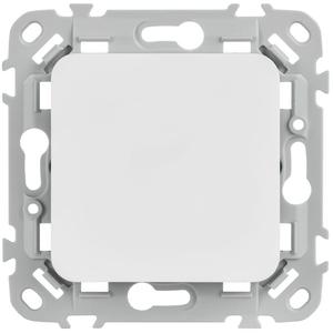 Заглушка СП FLITE ЗГ-ФлБ с суппортом механизм бел. IEK FI-PL10-K01