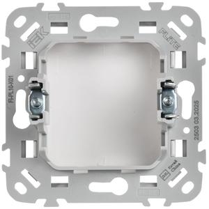 Заглушка СП FLITE ЗГ-ФлБ с суппортом механизм бел. IEK FI-PL10-K01