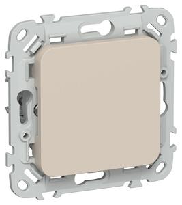 Заглушка СП FLITE ЗГ-ФлЛ с суппортом механизм льняной IEK FI-PL10-K88