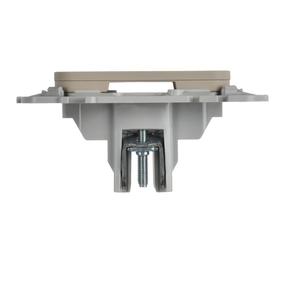 Заглушка СП FLITE ЗГ-ФлЛ с суппортом механизм льняной IEK FI-PL10-K88