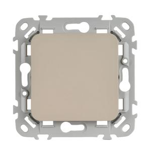 Заглушка СП FLITE ЗГ-ФлЛ с суппортом механизм льняной IEK FI-PL10-K88
