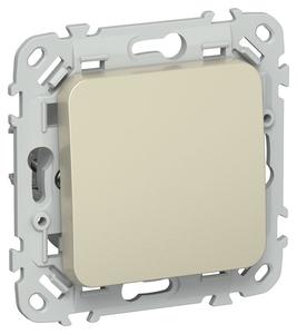 Выключатель 1-кл. 2п СП FLITE ВС6/21-1-2-ФлШ 10А механизм шампань IEK FI-V10-1-10-1-2-K37