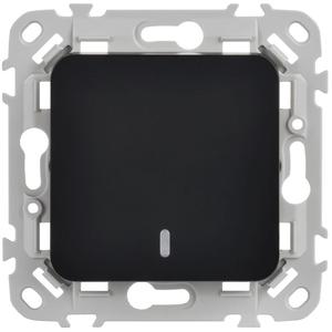 Выключатель проходной 1-кл. СП FLITE ВС61-1-1-ФлЧ 10А с индикацией механизм черн. IEK FI-V12-1-10-1-K02