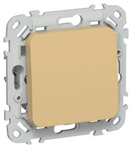 Выключатель кнопочный проходной 1-кл. СП FLITE ВС61-2-0-ФлШм 10А механизм шамуа IEK FI-V18-0-10-1-K89