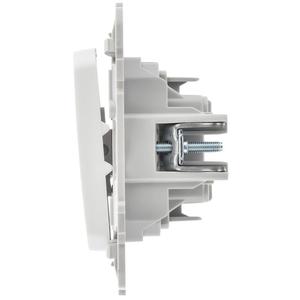 Выключатель 2-кл. СП FLITE ВС12-1-0-ФлБ 10А механизм бел. IEK FI-V20-0-10-1-K01