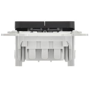 Выключатель 2-кл. СП FLITE ВС12-1-0-ФлЧ 10А механизм черн. IEK FI-V20-0-10-1-K02