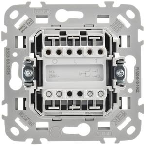 Выключатель 2-кл. СП FLITE ВС12-1-0-ФлЧ 10А механизм черн. IEK FI-V20-0-10-1-K02