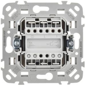 Выключатель 2-кл. СП FLITE ВС12-1-0-ФлШ 10А механизм шампань IEK FI-V20-0-10-1-K37