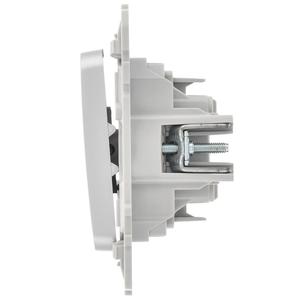 Выключатель 2-кл. СП FLITE ВС12-1-0-ФлА 10А механизм алюм. IEK FI-V20-0-10-1-K47
