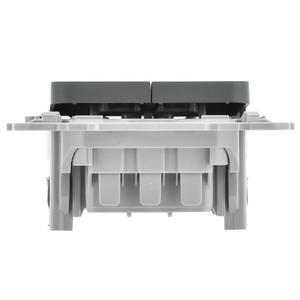 Выключатель 2-кл. СП FLITE ВС12-1-0-ФлМА 10А механизм мокрый асфальт IEK FI-V20-0-10-1-K80