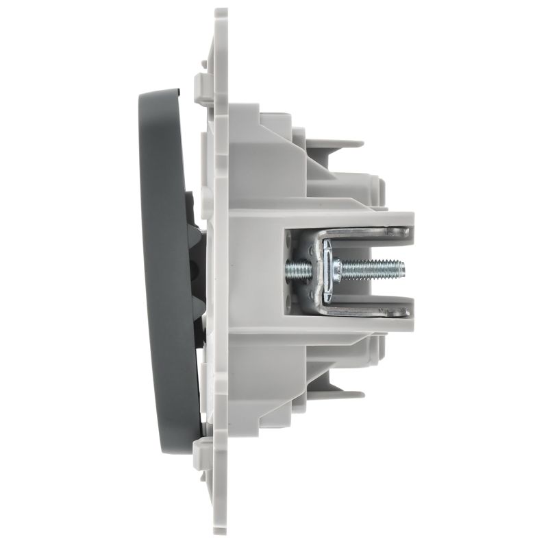 Выключатель 2-кл. СП FLITE ВС12-1-0-ФлМА 10А механизм мокрый асфальт IEK FI-V20-0-10-1-K80
