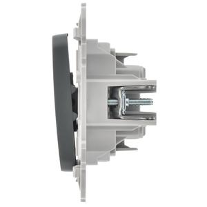 Выключатель 2-кл. СП FLITE ВС12-1-0-ФлМА 10А механизм мокрый асфальт IEK FI-V20-0-10-1-K80