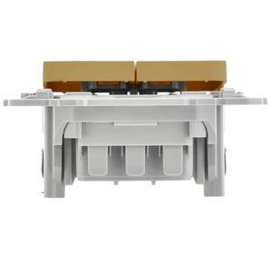 Выключатель 2-кл. СП FLITE ВС12-1-0-ФлШм 10А механизм шамуа IEK FI-V20-0-10-1-K89