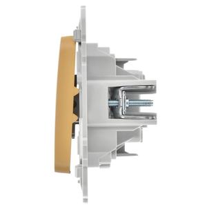 Выключатель 2-кл. СП FLITE ВС12-1-0-ФлШм 10А механизм шамуа IEK FI-V20-0-10-1-K89
