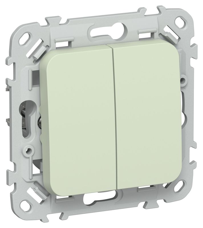 Выключатель 2-кл. СП FLITE ВС12-1-0-ФлП 10А механизм панг IEK FI-V20-0-10-1-K92