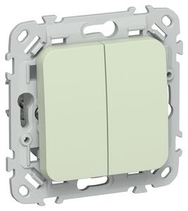 Выключатель 2-кл. СП FLITE ВС12-1-0-ФлП 10А механизм панг IEK FI-V20-0-10-1-K92