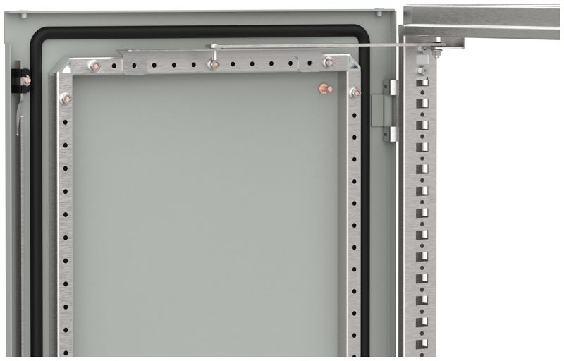 Ограничитель угла открытия двери шкафа 90град. FORMAT IEK FO-00-DL-DD-090