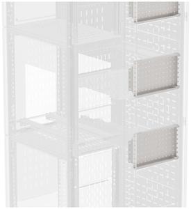 Панель монтажная бок. перфорированная 300х400 (уп.2шт) FORMAT IEK FO-00-MPSP-030-040