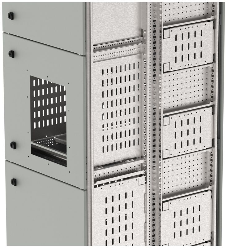 Панель монтажная бок. перфорированная 300х600 (уп.2шт) FORMAT IEK FO-00-MPSP-030-060