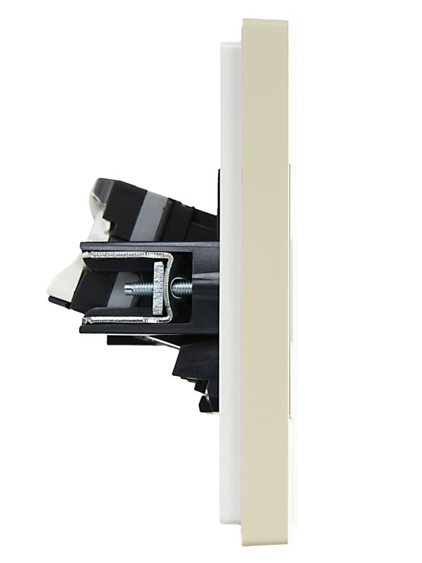 Розетка компьютерная 2-м RJ45 кат.5E FORTE&PIANO FP433 ваниль IEK FP-K20-1-K10
