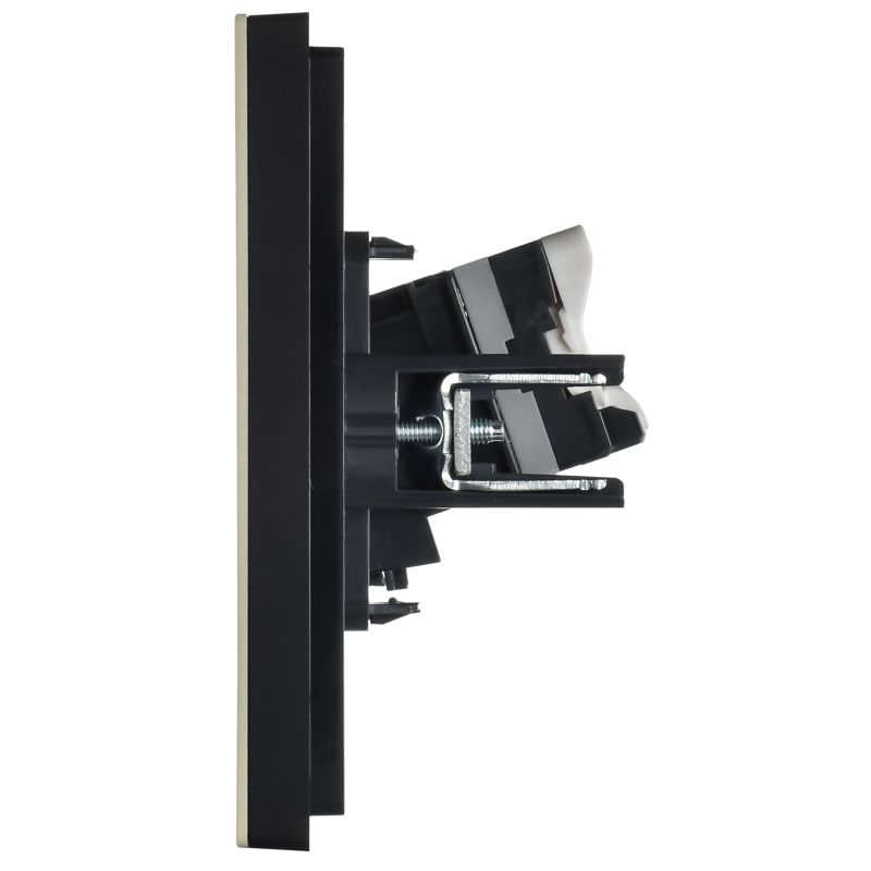 Розетка компьютерная 2-м СП FORTE&PIANO FP833M RJ45 кат.5E IP20 сл. кость IEK FP-K20-1-M-K41