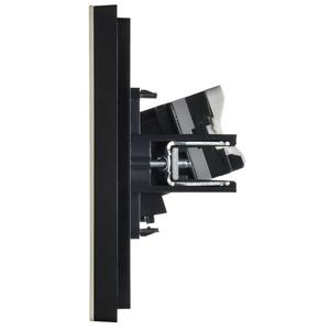 Розетка компьютерная 2-м СП FORTE&PIANO FP833M RJ45 кат.5E IP20 сл. кость IEK FP-K20-1-M-K41