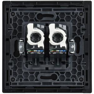 Розетка компьютерная 2-м СП FORTE&PIANO FP833M RJ45 кат.5E IP20 сл. кость IEK FP-K20-1-M-K41
