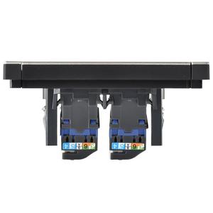 Розетка компьютерная 2-м СП FORTE&PIANO FP634M RJ45 кат.6 IP20 шампань IEK FP-K20-2-M-K37