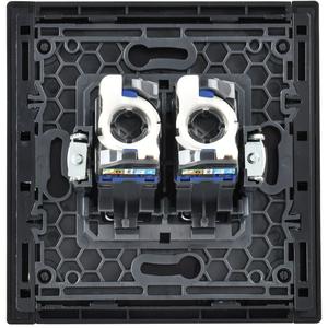Розетка компьютерная 2-м СП FORTE&PIANO FP634M RJ45 кат.6 IP20 шампань IEK FP-K20-2-M-K37