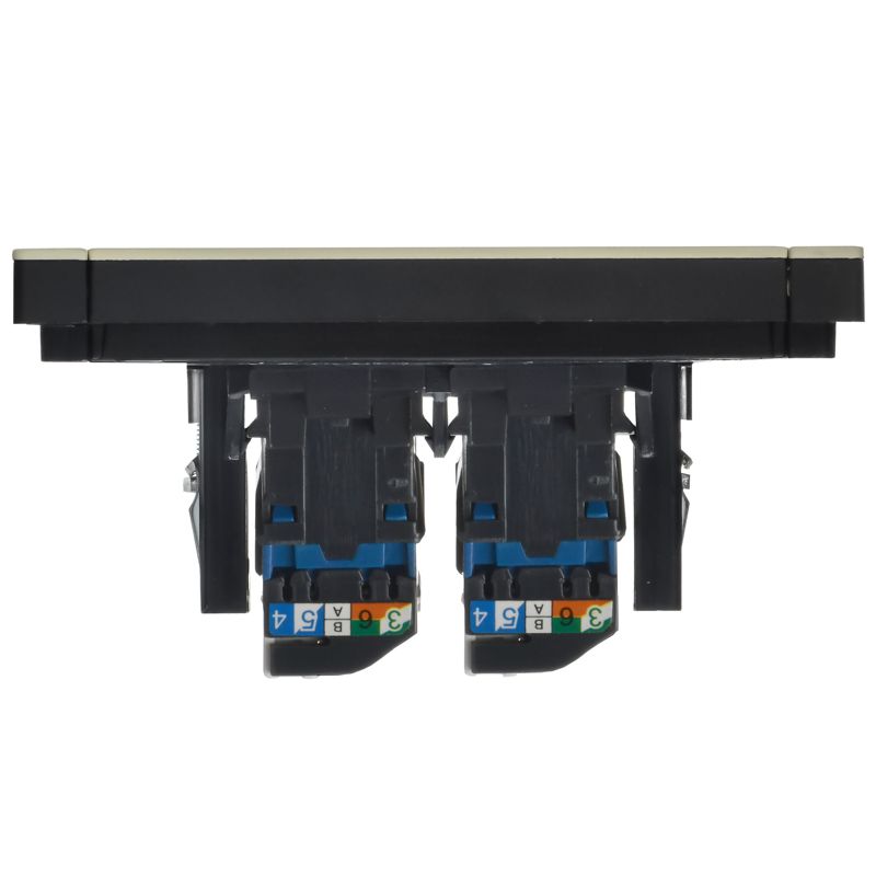 Розетка компьютерная 2-м СП FORTE&PIANO FP834M RJ45 кат.6 IP20 сл. кость IEK FP-K20-2-M-K41