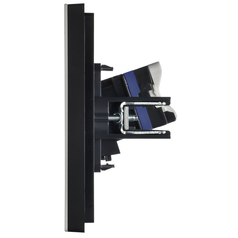 Розетка компьютерная 2-м СП FORTE&PIANO FP734M RJ45 кат.6 IP20 никель IEK FP-K20-2-M-K50