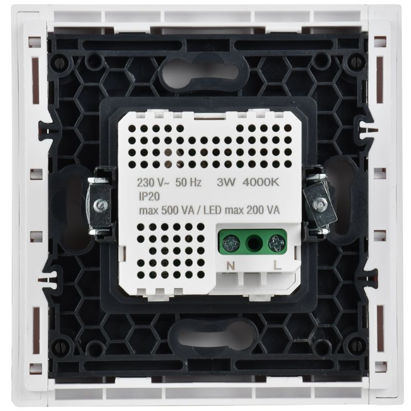 Датчик движения FORTE&PIANO FP256 с LED подсветкой бел. IEK FP-MS11-N-150-05-K01