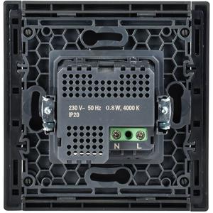 Датчик движения FORTE&PIANO FP556 с LED подсветкой сталь IEK FP-MS11-N-150-05-K46