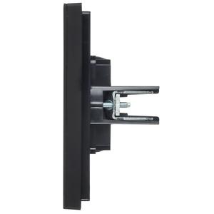 Заглушка с суппортом FORTE&PIANO FP141M черн. IEK FP-PL10-M-K02